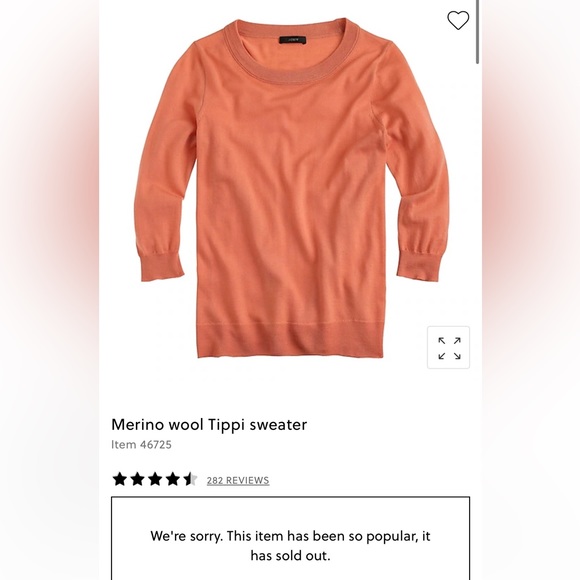 JCREW Tippi Sweater 100% Merino Wool (Sold out!) - Picture 5 of 6